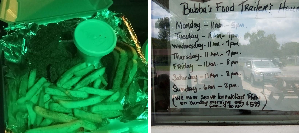 Grady's Grub Menu